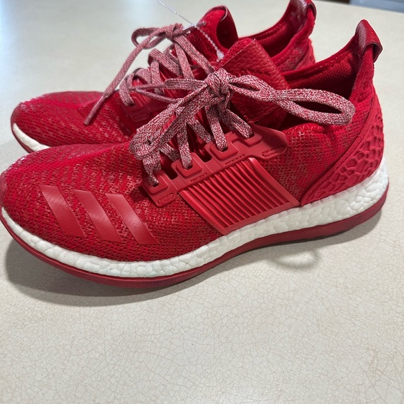 Adidas Pure Boost ZG Red Running Shoes Men Size 7 main image 8